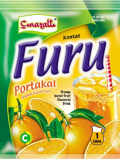 مسحوق مشروب بنكهة البرتقال FURU